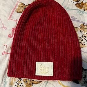 Love your melon Beanie - dark pink
